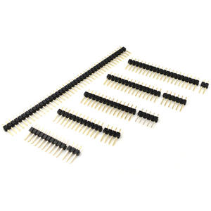 Conector Recto de Una Sola Fila de 2.54 mm |   2/3/4/5/6/7/8/10/12/14/15/20/40P Chapado en Oro |   Conector PCB THT |   Zócalo para Placa IC |   Al por Mayor - Product Image 2