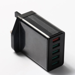 Caricatore da Muro USB HNT 50W con 5 Porte, Ricarica Rapida QC3.0, Adattatore Multiporta USB per <span class=keywords><strong>iPhone</strong></span>, Galaxy, Telefoni Android - Product Image 3