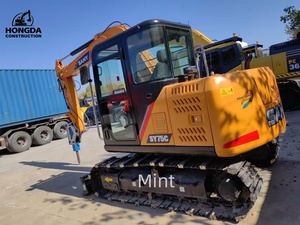 Excavadora sobre orugas SANY SY75C de segunda mano, máquina de movimiento de tierra Original casi nueva, excavadora SANY SY75C usada - Product Image 3