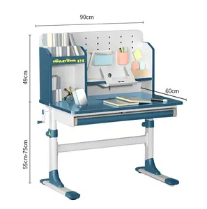 Детский стол и стул, деревянный регулируемый по высоте письменный стол для детей, Домашнее обучение с использованием