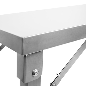 Portable <b>Folding</b> Stainless Steel <b>Workbench</b> Commercial Catering Equipment Kitchen Equipment For Restaurant - Product Image 5