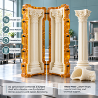 Moule de colonne romaine en PU à noyau élastomère en résine Tietuo C091-G4, construction durable, fabricant professionnel de moules, MOQ 1 ensemble
