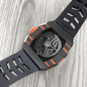 Montre mécanique pour homme de haute qualité, design de créateur, mouvement squeletté entièrement automatique, fibre de carbone TPT 1103 - Product Image 3