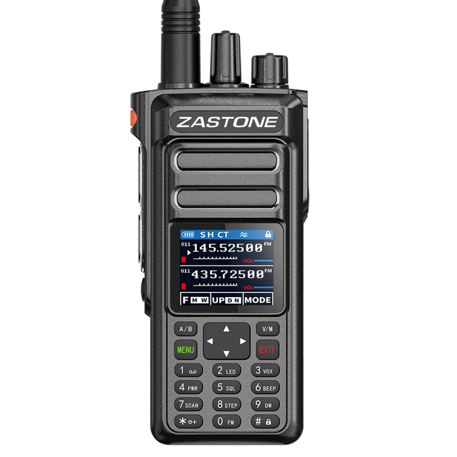 ZASTONE M9S 10W Handheld Walkie Talkie-High Power 10KM Range IP65 Waterproof VHF/UHF Long Range Communication