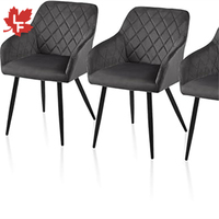 Vente en gros de tissu tufté en velours gris de haute qualité velours vert Mr. Price meubles de maison chaises de salle à manger