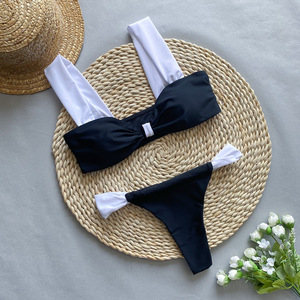 <span class=keywords><strong>Maillot</strong></span> de <span class=keywords><strong>bain</strong></span> push-up personnalisé JSN 2024, sexy, pour <span class=keywords><strong>femme</strong></span>, <span class=keywords><strong>maillot</strong></span> de <span class=keywords><strong>bain</strong></span> féminin, vêtements de plage, string, ensemble bikini patchwork - Product Image 6