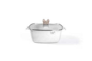 <span class=keywords><strong>MGC</strong></span> di qualità High-End 10 pz grande piatto quadrato nuovo stile con rivestimento in marmo antiaderente e unico coperchio in vetro - Product Image 4