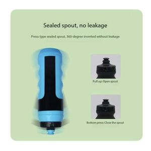 <span class=keywords><strong>Bouteille</strong></span> d'eau sport PE personnalisable 32oz à <span class=keywords><strong>action</strong></span> de compression pour vélo, cyclisme, VTT, vélo de route, gym, hydratation - Product Image 3