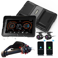 Écran universel 6-7'' pour moto BMW : luminosité automatique, IP67, CarPlay, Android Auto, DVR exclusif et antivol, fixation rapide