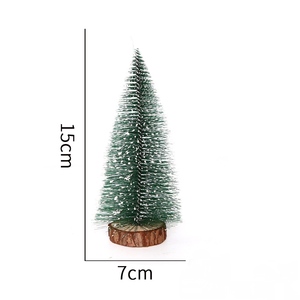 Mini sapin de Noël teinté aux aiguilles de pin, décorations de fête de bureau, décorations de mariage, mini décorations de sapin de Noël, décoration de bureau - Product Image 4