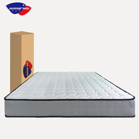 Kasur Matras Kompresi Berkualitas Tinggi Grosir Pabrik untuk Hotel, Ukuran Twin, Single, King, dengan Gel Pocket Spring dan Busa Memori