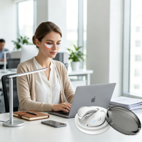 Masseur oculaire magnétique portable à vibration, appareil de beauté pour soulager les cernes, soin des yeux, raffermissement de la peau, anti-âge, vente chaude