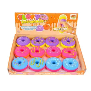Yüksek kaliteli basınç tahliye sıkmak TPR donuts Fidget oyuncak basınç tahliye egzoz oyuncak otomatı donuts