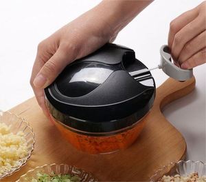 Picadora de Verduras <span class=keywords><strong>Manual</strong></span>, Multifuncional, Moderna, de Acero Inoxidable, Sostenible, de Acción Rápida - Product Image 3