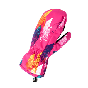 Gants de ski pour enfants, pour filles, coupe-vent, imperméables, en fibre de polyester, mitaines d'hiver, protection des mains épaissie - Product Image 5