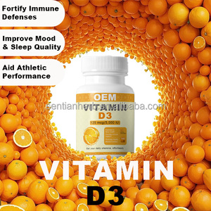 Vegan Supplements Vitamin D3 Softgels <strong>Capsules</strong> 5000IU <strong>VD3</strong> Vegetal Immune Soft <strong>Liquid</strong> <strong>Calcium</strong> Supports Bone Health - Product Image 2