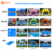 Ceyu Factory Vente en gros Bar et pub gonflables design cabane en bois pour événements intérieurs, salons professionnels, fêtes et location, taille personnalisée