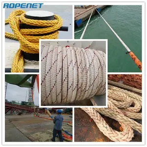 ROPENET High yüksek performanslı halat 12 ipliklerini örgü bağlama hattı/ağır kaldırma
