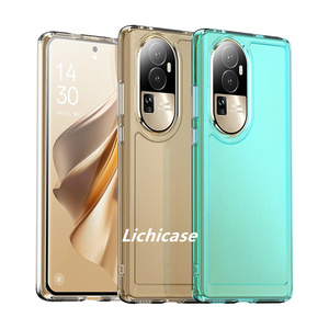 Lichicase gel de silice souple Transparent un choc housse de protection pour Oppo Reno 10 Pro + coque de téléphone en TPU - Product Image 2