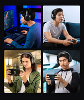 Casque de jeu filaire Aesnonic Spectre, son surround 7.1, audio haute résolution, casque supra-auriculaire avec micro pour PC, PS5, Xbox, Switch, ordinateur portable