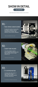 Bestselling Customizable CO2 Laser Engraving <b>Cutting</b> <b>Machine</b>-Water-Cooled High for Wood/Rubber/<b>Stone</b> Engraving - Product Image 4