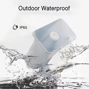 Còi Báo Động Lớn Ngoài Trời Màu Trắng Có Dây 12V 30W Còi Báo Động Còi Báo Động An Ninh Chống Trộm - Product Image 3