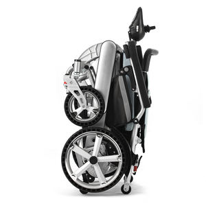 Silla de ruedas plegable todo terreno de lujo más vendida de 2025 para discapacitados, silla de ruedas eléctrica portátil de aluminio para exteriores - Product Image 4