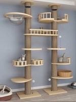 Tour d'escalade pour chat en bois et sisal, grande taille, vente en gros du fabricant