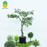 Pohon Buatan Kanopi Awan Topiary Pot Tanaman Hias Dalam Ruangan Dekorasi Rumah Realistis Hijau Palsu