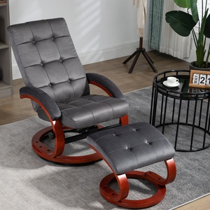 <span class=keywords><strong>Fauteuil</strong></span> inclinable <span class=keywords><strong>gris</strong></span> pelucheux pour fauteuils inclinables de massage Vente en gros Design <span class=keywords><strong>moderne</strong></span> <span class=keywords><strong>Fauteuil</strong></span> inclinable paresseux populaire avec repose-pieds - Product Image 2