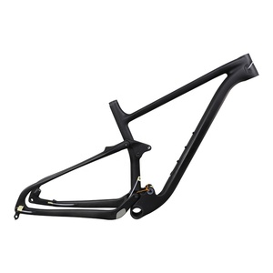 Cadre VTT Carbone T1000 Full Suspension 29 Pouces - XC - MYST WHITE