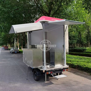 Customized Outdoor Food Trailer <b>BBQ</b> Coffee Mobile Cart Taco Food Truck with Fully Equipped Kitchen Fiberglass Aluminum Candy - Product Image 1