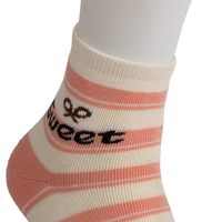 Chaussettes en éponge à rayures blanches roses pour femmes automne hiver longueur d'équipage moelleux chaud respirant anti-dérapant tricoté coton serviette sentiment