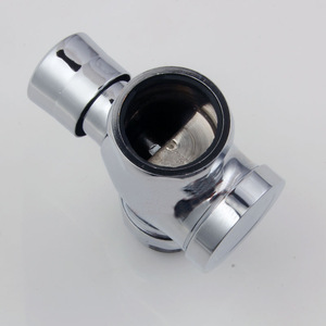 Vanne de chasse d'eau Crane Crown 1 pouce, quatre voies, à double chasse avec temporisation, murale, en cuivre - Product Image 4