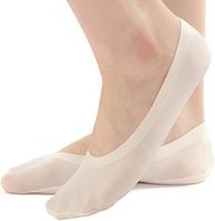 Baskets basses en nylon et coton pour femmes avec chaussettes invisibles antidérapantes pour un usage quotidien Logo corporel