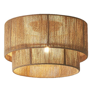 Wabi Sabi Style Hemp Rope Ceiling Light Led Hardwired For Bedroom Living Room Study - Product Image 3