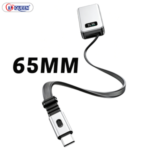 OEM ODM พาวเวอร์แบงค์ 20000mAh ชาร์จเร็ว 65W สาย USB-C ในตัว ผู้จัดจำหน่ายอุปกรณ์เสริมมือถือ - Product Image 3