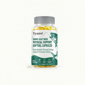 Extrait de Horny Goat Weed en gélules molles 800mg 90pcs Aide à maintenir l'énergie physique Soutient l'activité quotidienne Pour les hommes actifs OEM - Product Image 1