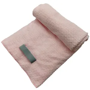 Enveloppe de <span class=keywords><strong>serviette</strong></span> de cheveux en microfibre DAHUI pour cheveux bouclés avec sangle élastique, <span class=keywords><strong>serviette</strong></span> à séchage rapide pour femmes - Product Image 1