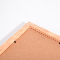 Cadre photo en MDF bois 6*8" kaki avec verre, petit cadre de table pour peinture, présentoir commémoratif pour décoration murale