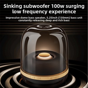 Loa <span class=keywords><strong>Bluetooth</strong></span> để bàn máy tính Harman Kardon thế hệ thứ 4, chất liệu kính trong suốt tích hợp Huaqiangbei - Product Image 4