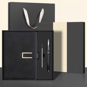 Ensemble cadeau de luxe personnalisé en cuir PU pour entreprise : Carnet d'adresses portable créatif et tendance avec stylo - Product Image 3