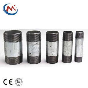 Thép công nghiệp grey phù hợp với tiêu chuẩn nửa inch Đen ren Thùng núm vú Ống đồ nội thất 1/2 "x 10" thép carbon núm vú - Product Image 1