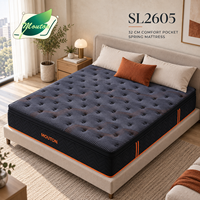 Matelas en mousse à mémoire de forme souple grande taille (King, Queen, Full) avec mousse de confort extra épaisse, emballé sous vide pour le mobilier
