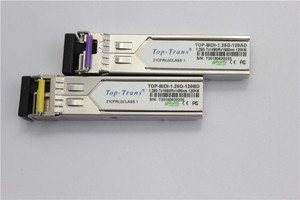 Módulo SFP BIDI 1.25G TOP-BIDI-1.25G-120AD/BD, Transceptor de Fibra Óptica Monomodo de 120 km, TX1490nm/RX1310nm o TX1310nm/RX1490nm, con DO - Product Image 3