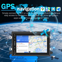 Autoradio Android 15 LELV pour F150 F250 F350 E250 (2004-2014) - GPS, stéréo sans fil, écran tactile, Wi-Fi intégré, audio haute résolution