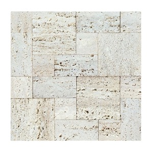 Mosaico de Piedra Caliza Natural Amarilla para Paredes Exteriores de Hoteles Modernos y Pisos de Villas con Jardín - Product Image 5