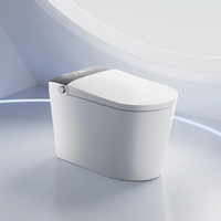 Vente directe usine : WC intelligent monobloc en céramique avec chasse d'eau électrique à capteur