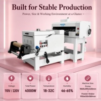 Machine d'impression DTF 420 mm pour l'impression par transfert sur film PET