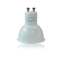 Ledfora - Boîtier en aluminium - Ampoule LED moderne - Surface en porcelaine lisse - CRI 90 - Lampe à cupule COB - Utilisation intérieure pour hôtel - 5W - E27 - IP20